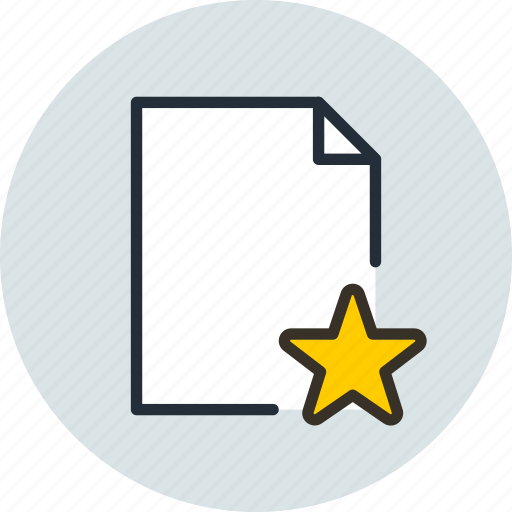 Document, favorite, file icon - Download on Iconfinder