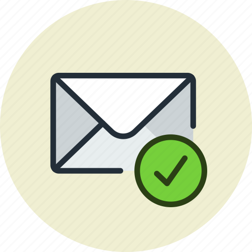 Aprove, check, email, mail, message icon - Download on Iconfinder