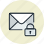 email, lock, mail, message, private 