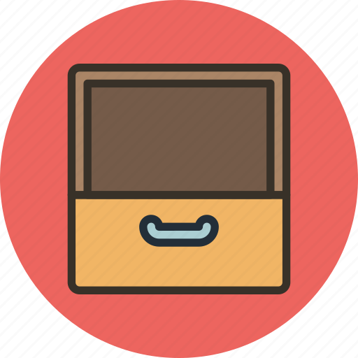 Archive, cabinet, drawer, empty, open icon - Download on Iconfinder