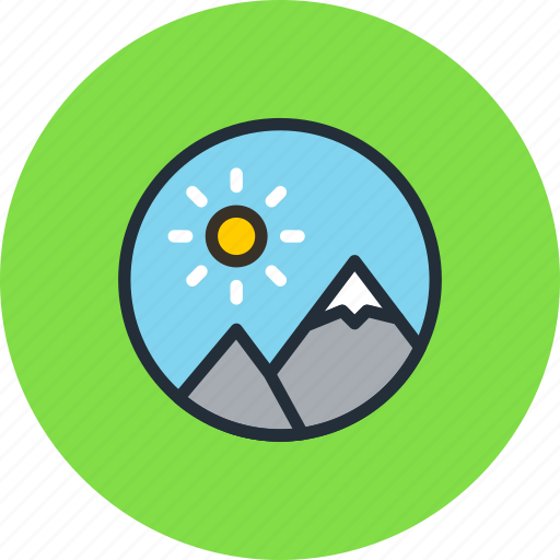 Image, media, mountains, nature, photo icon - Download on Iconfinder