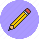 carandache, edit, eraser, kohinor, pencil, tool