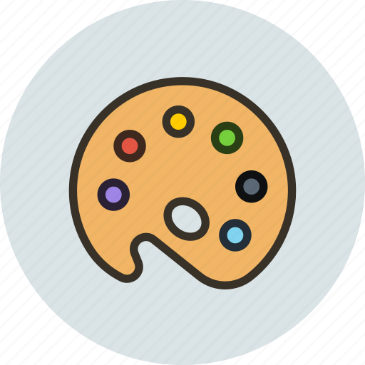Artist, color, colors, mixer, palette, tool icon - Download on Iconfinder