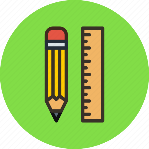 Applications, pencil, rule, tools icon - Download on Iconfinder