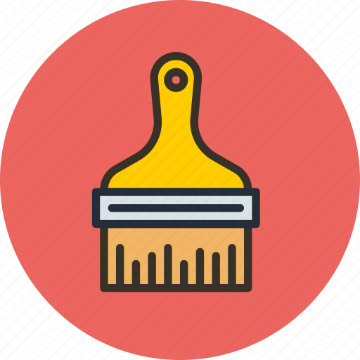 Brush, oil, paint, tool icon - Download on Iconfinder