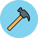 hammer, joinery, nail, puller, tool