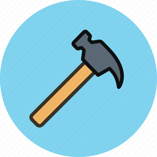 Hammer, joinery, nail, puller, tool icon - Download on Iconfinder