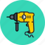 drill, perforator, tool, carpenter 