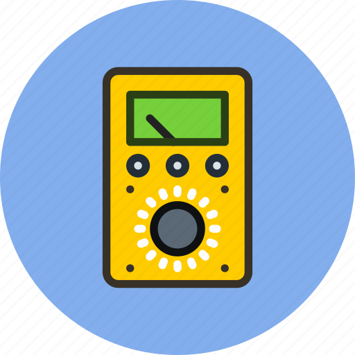 Amper, indicator, tester, tool, volt, voltmeter, watt icon - Download on Iconfinder