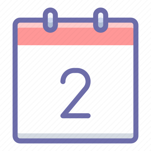 Calendar, date, second, 2 icon - Download on Iconfinder