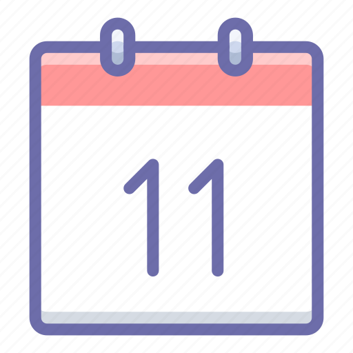 Calendar, date, eleventh, 11 icon - Download on Iconfinder