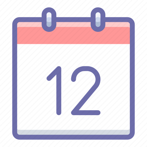 Calendar, day, twelfth, 12 icon - Download on Iconfinder