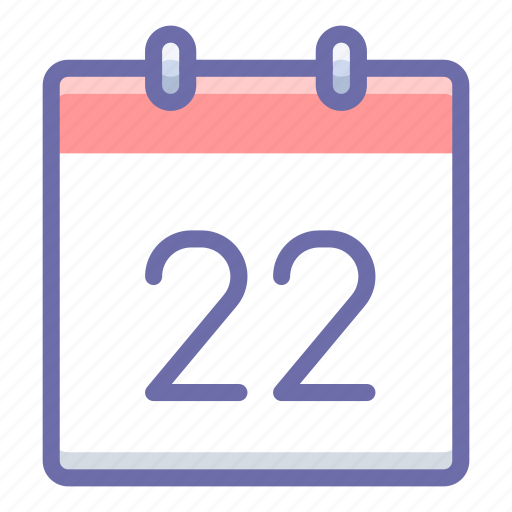 22, calendar icon - Download on Iconfinder on Iconfinder