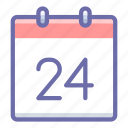 24, calendar