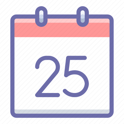 25, calendar icon - Download on Iconfinder on Iconfinder