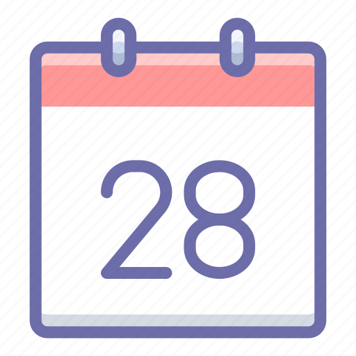 28, calendar icon - Download on Iconfinder on Iconfinder