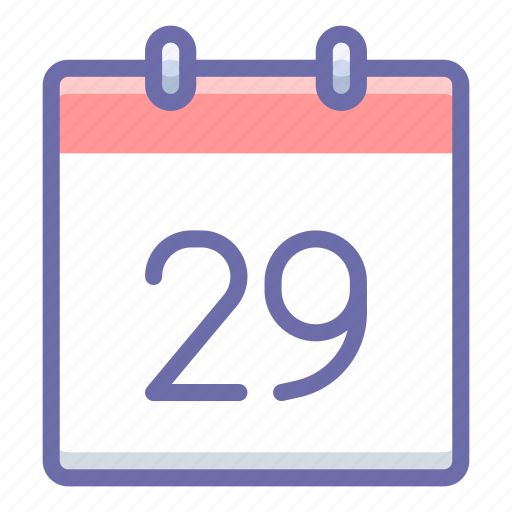 Day, date, twenty ninth, 29 icon - Download on Iconfinder