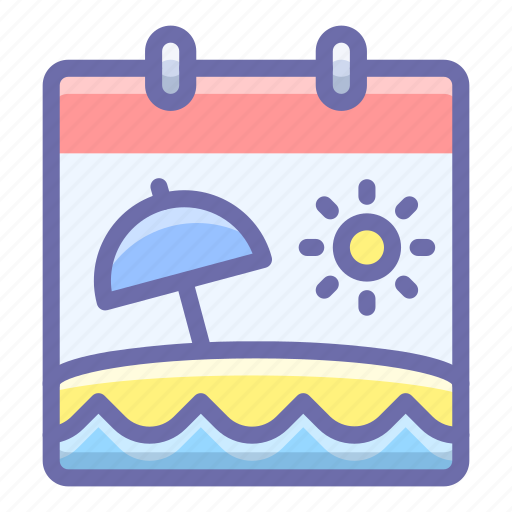 Calendar, leisure, vacation icon - Download on Iconfinder