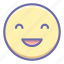 emoji, happy, smile 