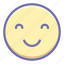 emoji, happy, smile 