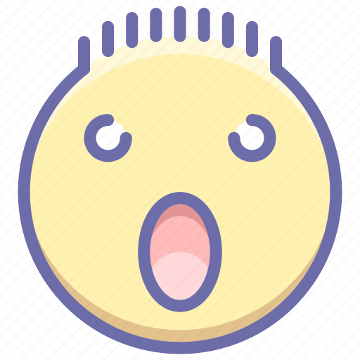 Emoji, shock, surprised icon - Download on Iconfinder