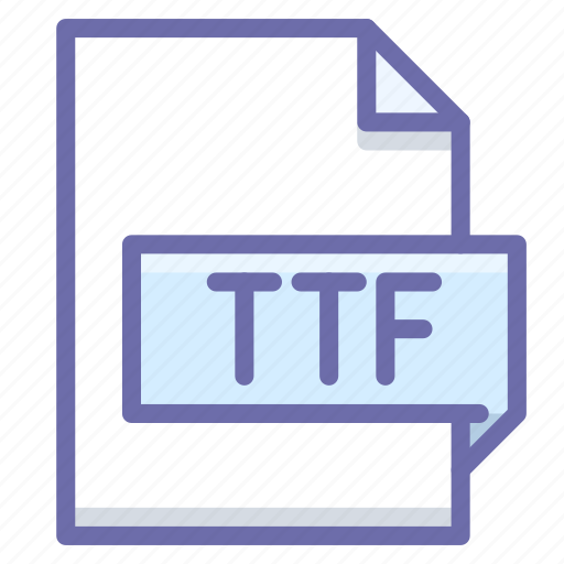 Extension, ttf, type icon - Download on Iconfinder