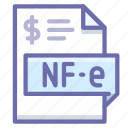 extension, invoice, nfe