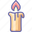 candle, fire 