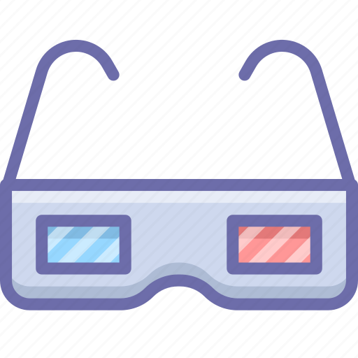 Cinema, glasses, stereo icon - Download on Iconfinder