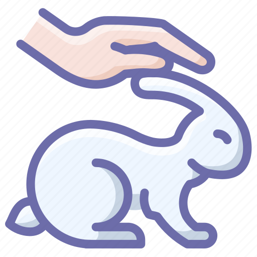 Animal, friendly, hand, rabbit icon - Download on Iconfinder