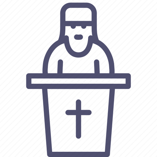 Priest, religion, preacher icon - Download on Iconfinder
