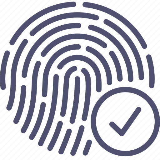 Biometric, check, fingerprint, id, touch icon - Download on Iconfinder
