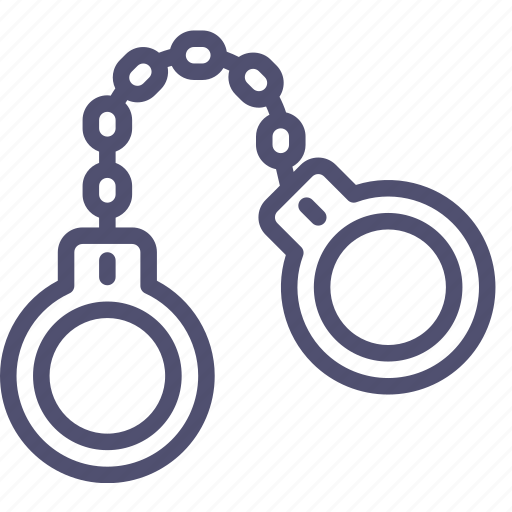 Criminal, felony, handcuffs, jail, locked icon - Download on Iconfinder