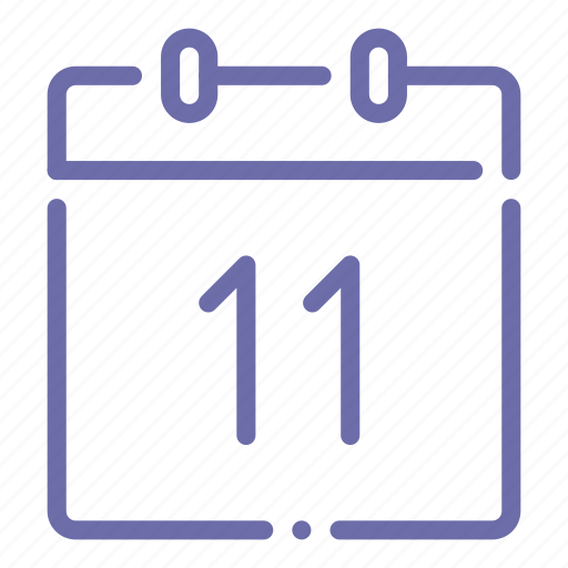 Calendar, date, day, eleventh, 11 icon - Download on Iconfinder