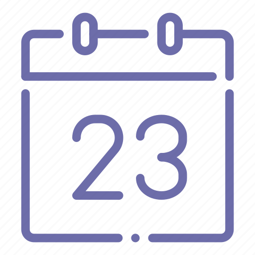 Calendar, day, 23 icon - Download on Iconfinder
