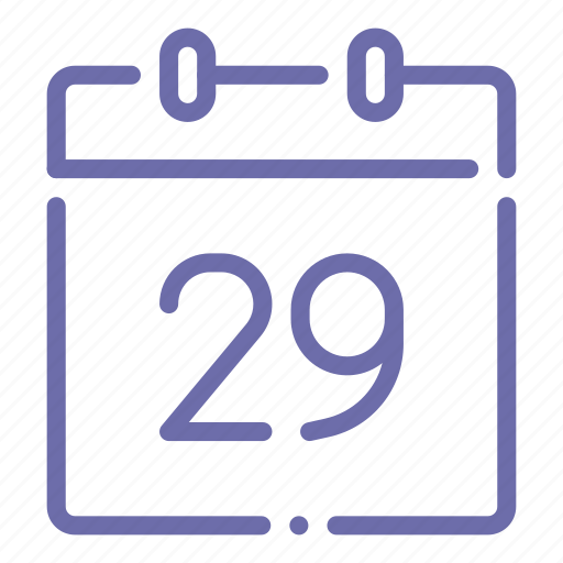 Calendar, day, 29 icon - Download on Iconfinder