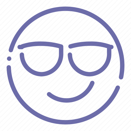 Cool, emoji, face, smile icon - Download on Iconfinder