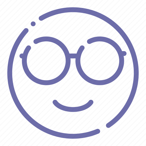 Emoji, face, nerd, nerdy icon - Download on Iconfinder