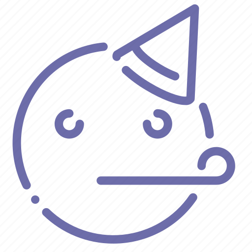 Emoji, face, happy, party icon - Download on Iconfinder