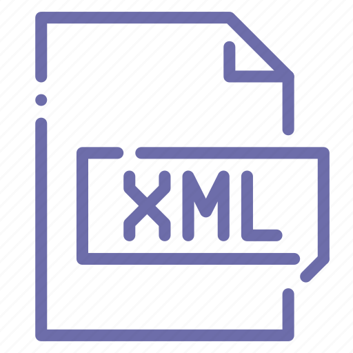 Data, extension, file, xml icon - Download on Iconfinder