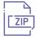 archive, extension, file, zip