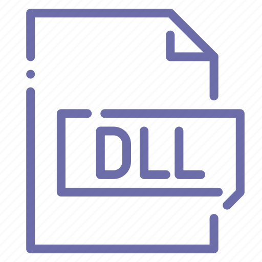 Dll, extension, file, library icon - Download on Iconfinder