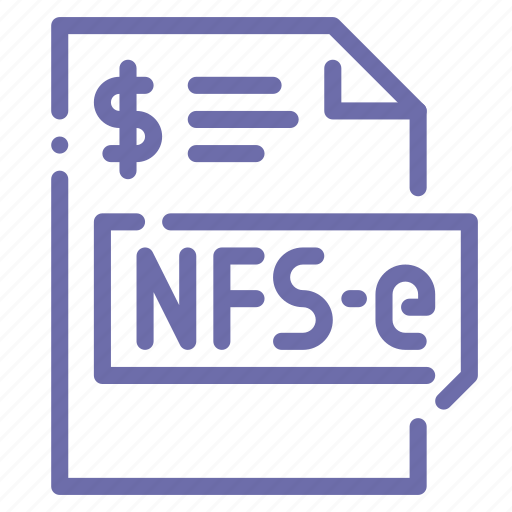 Extension, file, invoice, nfse icon - Download on Iconfinder