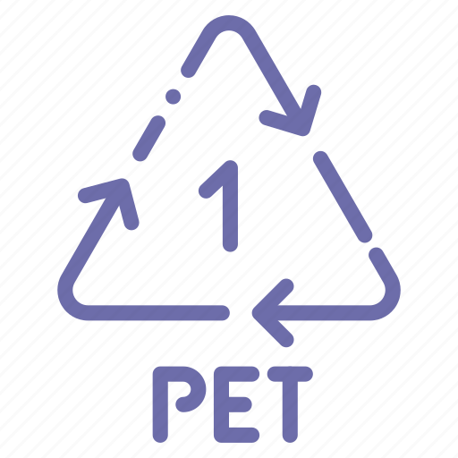 Pet, polyethylene, recyclable, terephthalate icon - Download on Iconfinder