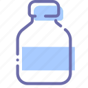bottle, flask, medicine