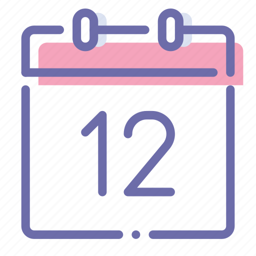 Calendar, date, day, twelfth icon - Download on Iconfinder