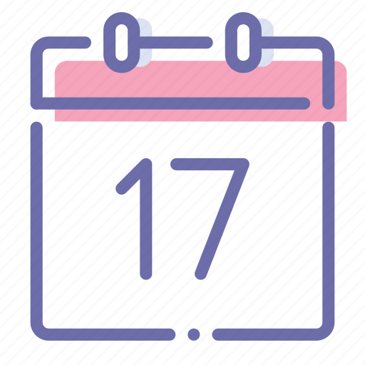 Calendar, date, day, seventeenth icon - Download on Iconfinder