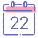 calendar, day, second, twenty 