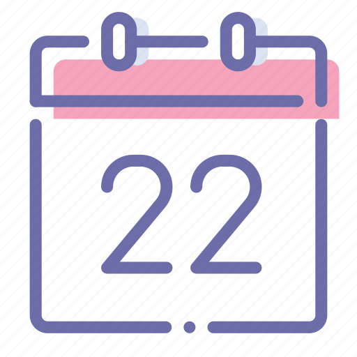 Calendar, day, second, twenty icon - Download on Iconfinder