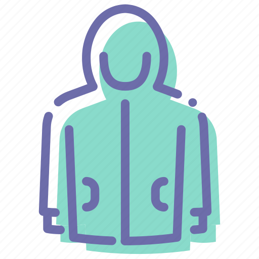 Clothes, hoodie, hoody, zipper icon - Download on Iconfinder